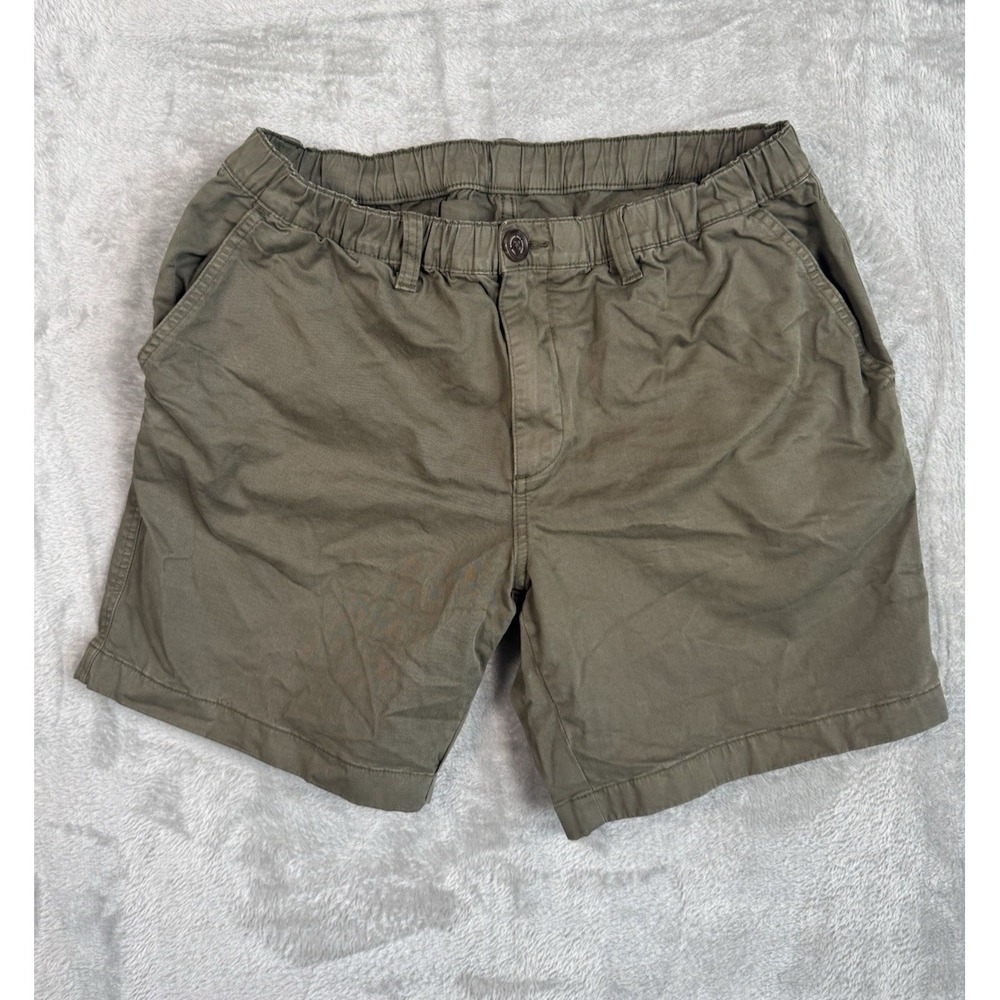 Chubbies Shorts Men's Medium Forest Green Regular Fit 7" Inseam Casual Stretch